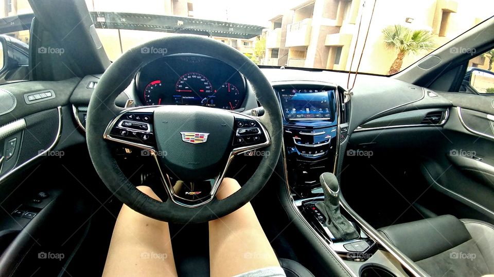 Getting ready to drive the ATS-V by Cadillac