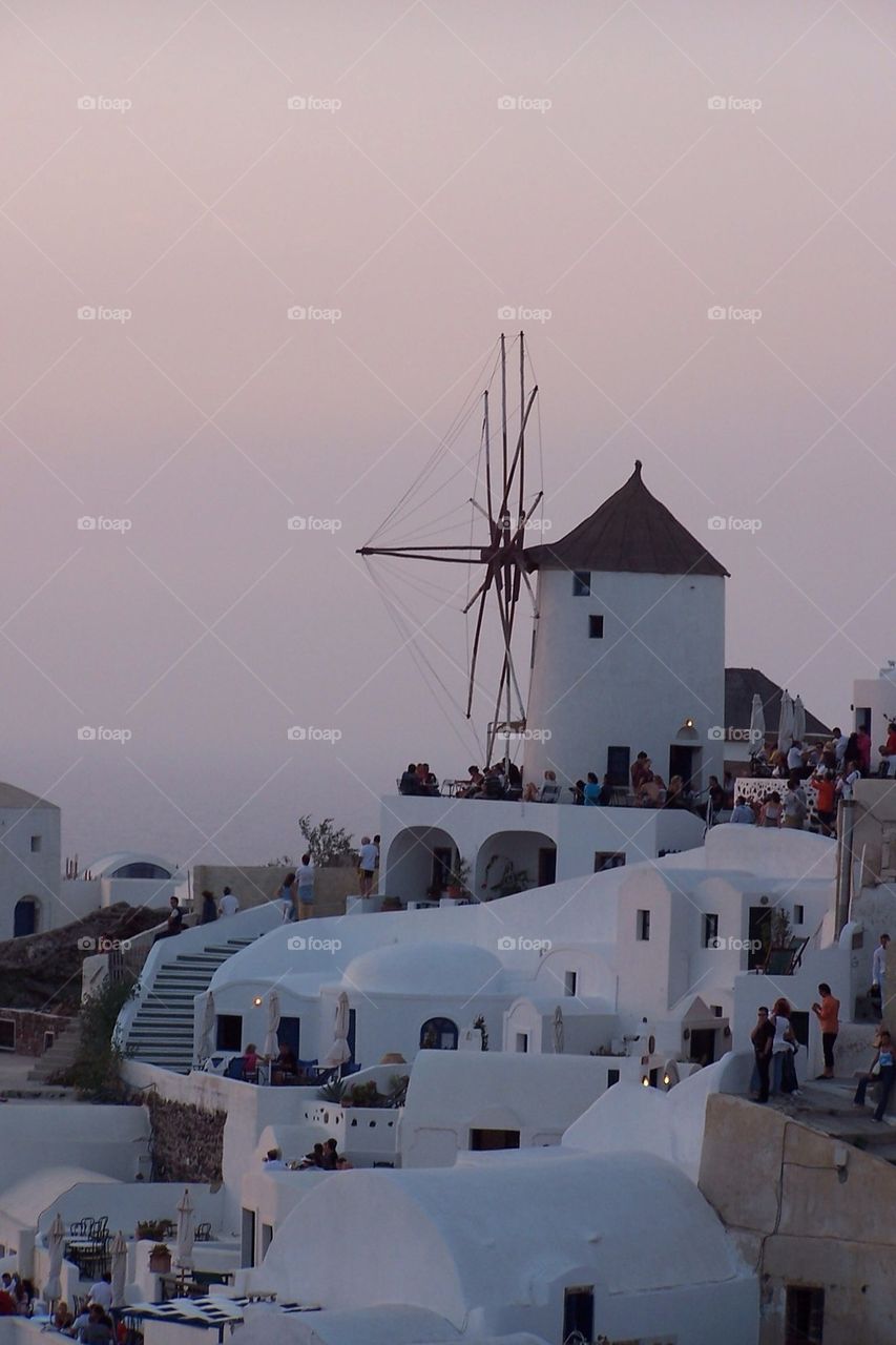 Santorini Windmill