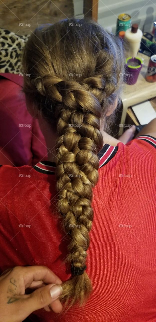 Viking Knot ponytail