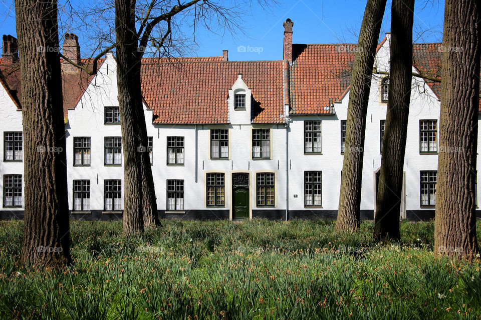 Beguinage in Bruges, Belgium