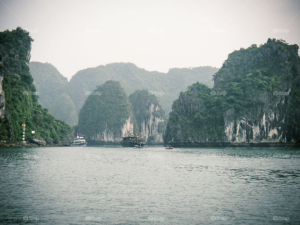 Ha Long Bay landscape