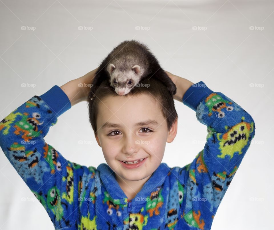 A Boy and His Doc(Ferret) 