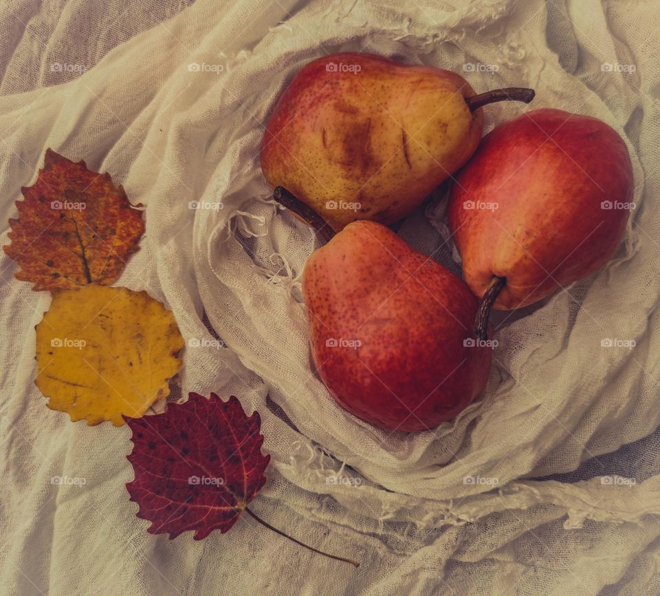 Juicy autumn fruits