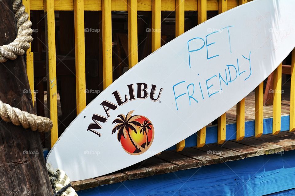 Malibu Rum Sign