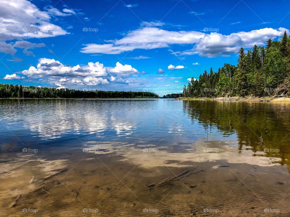 Peaceful lake