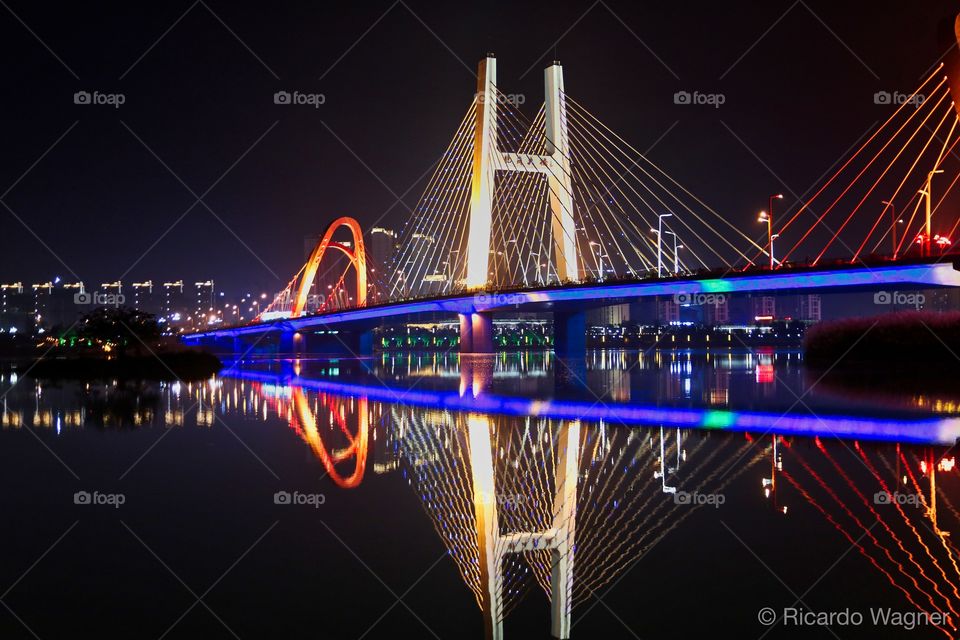 Brücke in Hanzhong, China