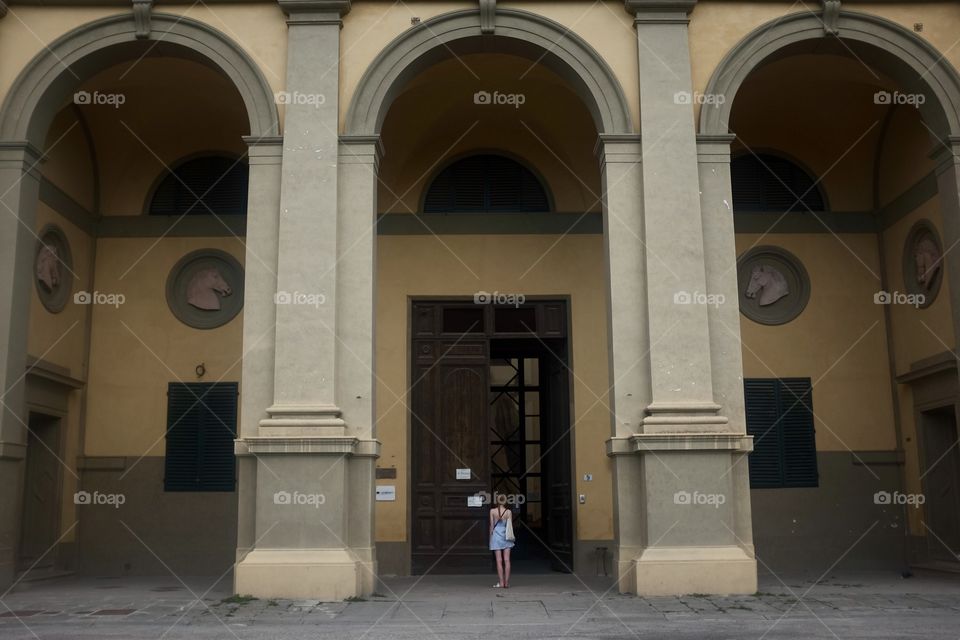 Entrance to museum