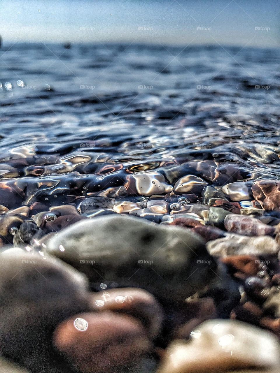 Beach of stones