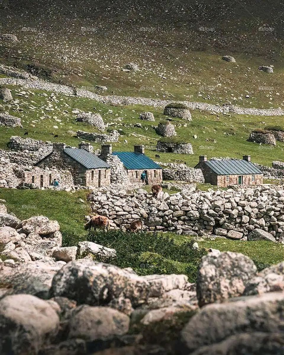 Glory be to God, the magnificent and picturesque view and the natural green trees are a view that is nothing more wonderful than it