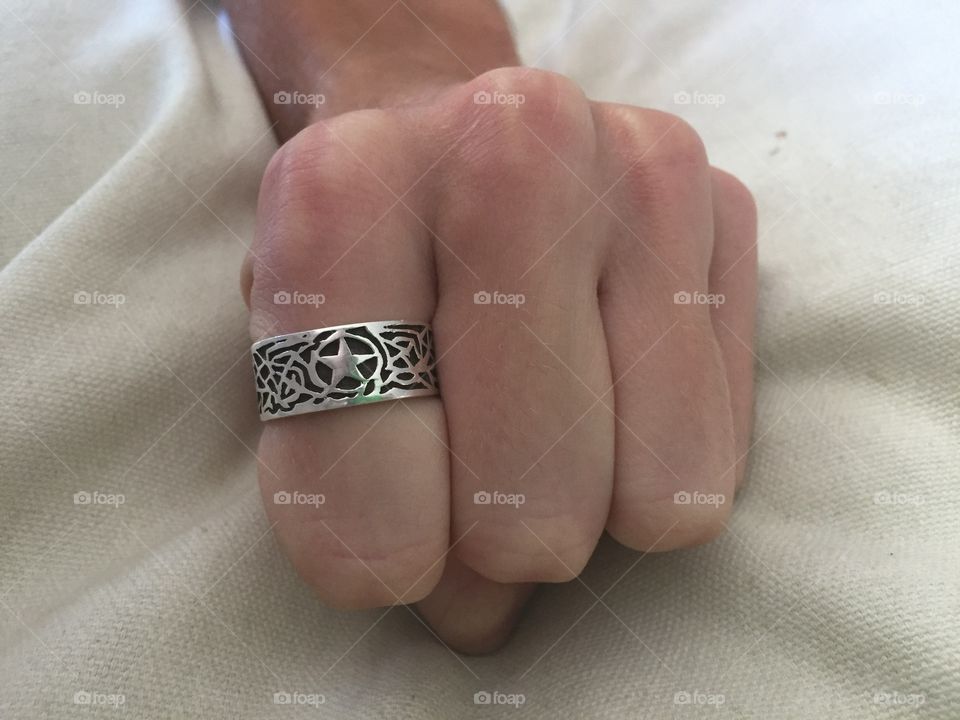 Cool ring on fist