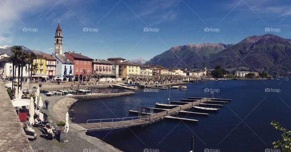 View of Ascona cityscape