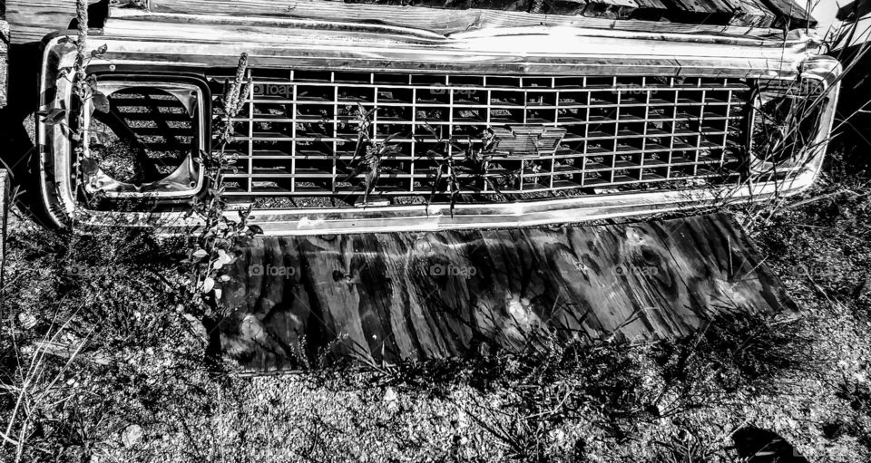 Vintage Chevy Grill