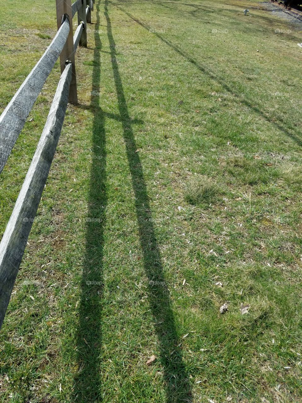 Fence and shadow lines