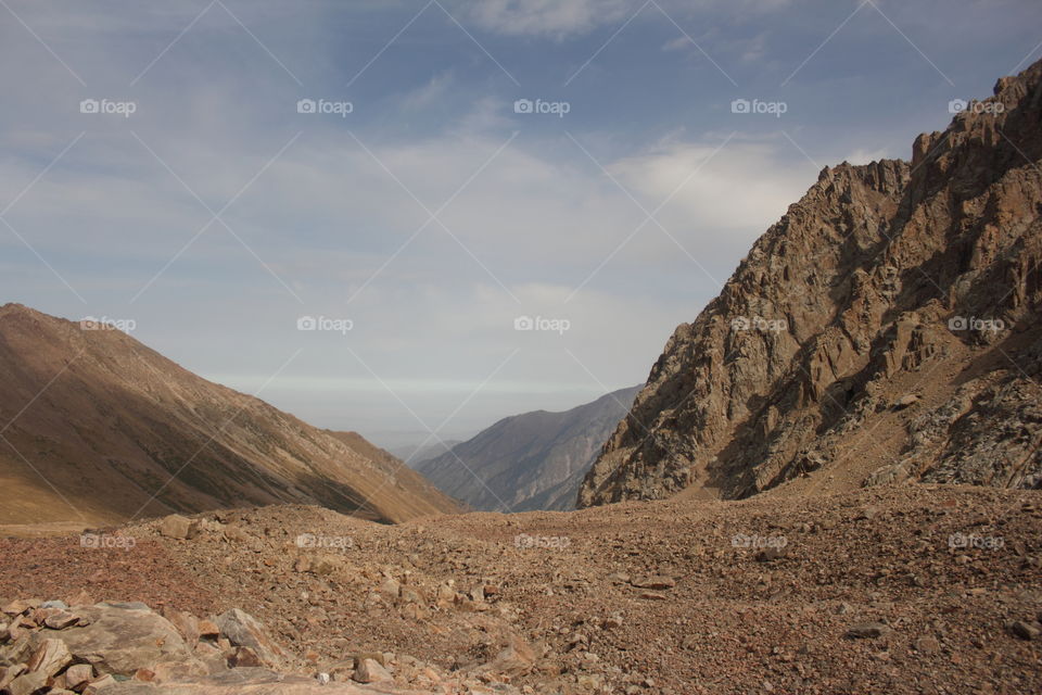 mountains, glacier