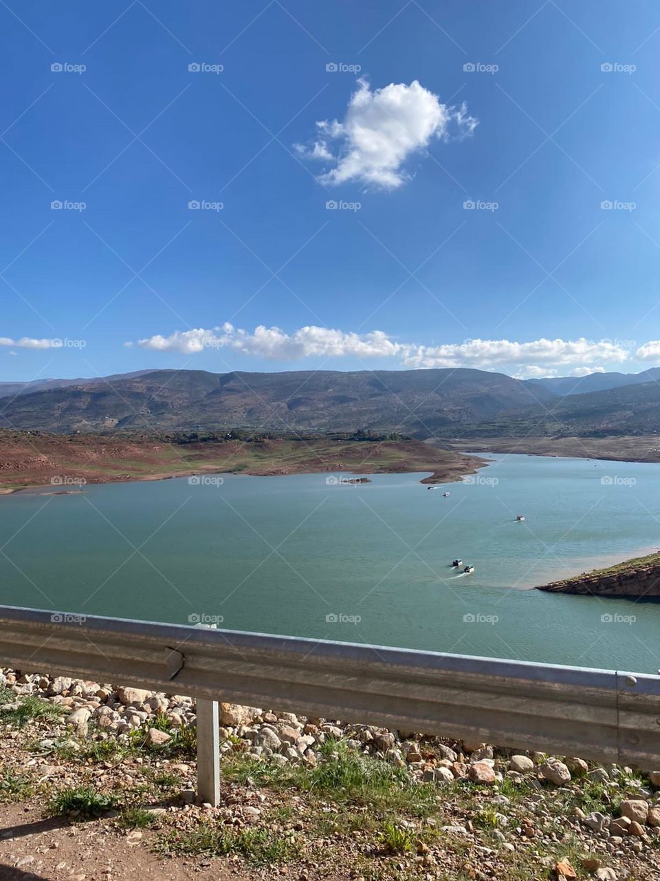 Beautiful lake in Morocco