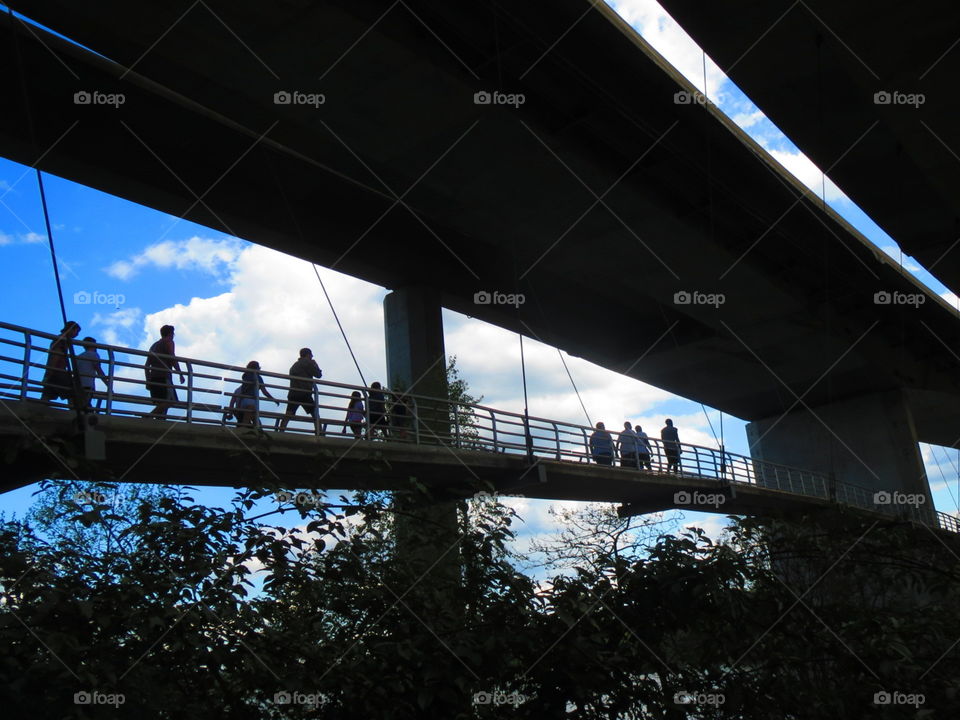 Sky Walk. Canal Walk to Belle Isle