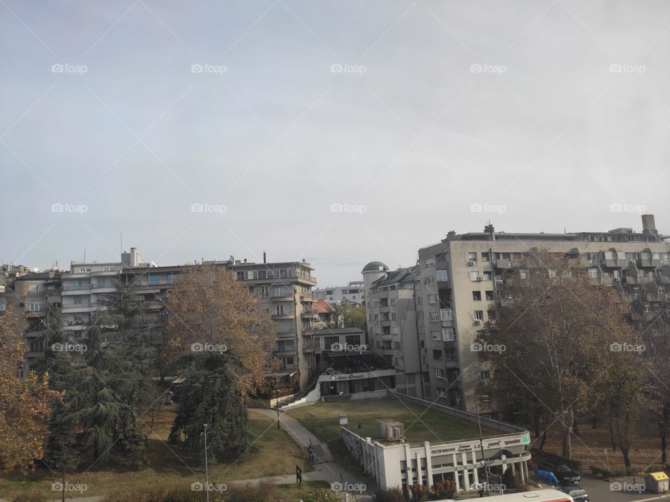 Belgrade Serbia Vracar panorama