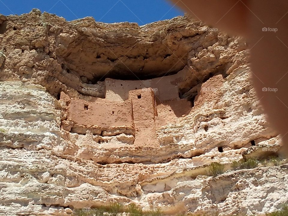 Montezuma Castle Camp Verde AZ - there is an eerie almost sacred air to this amazing remnant of ancient American history.  The evidence of how difficult everyday life was is evident by the fact the dwellings were 80 feet from the valley floor.