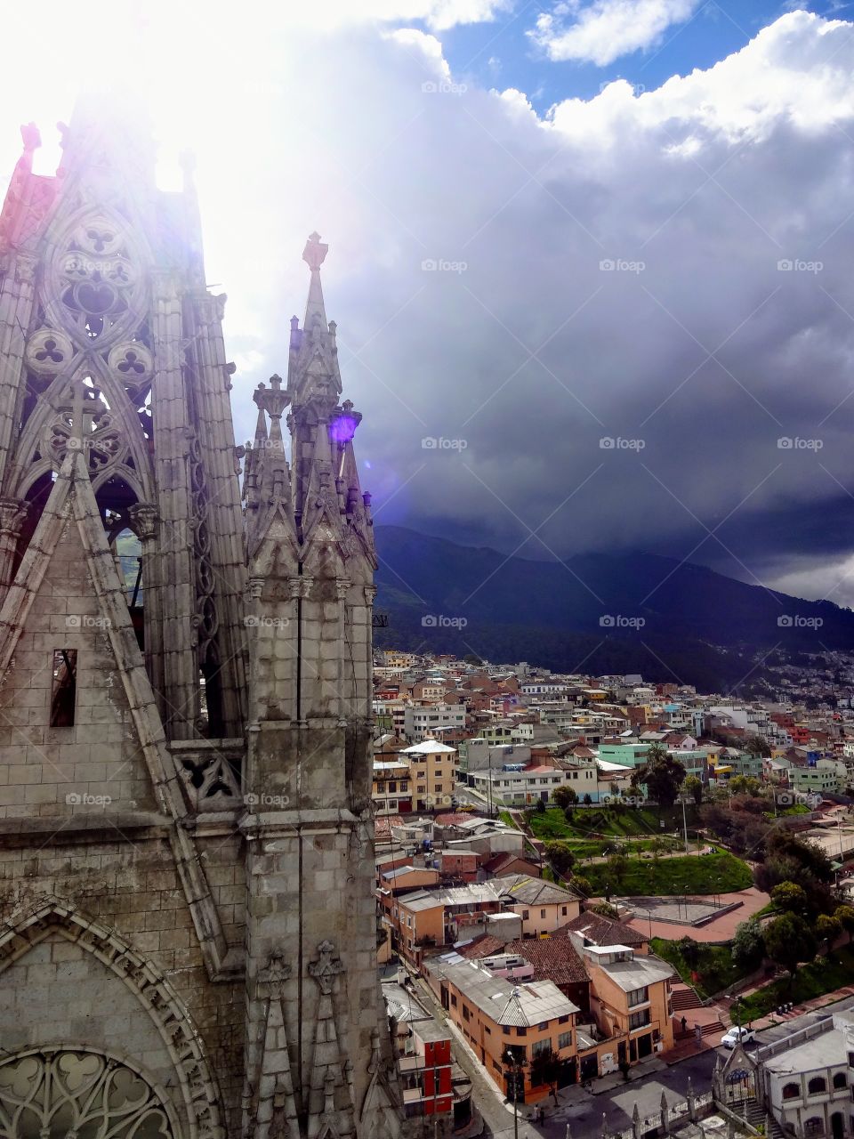 Cathedral in Quito, Ecuador