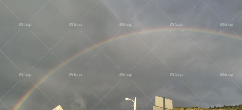 Rainbow after the rain