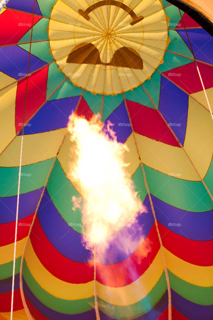 Smile hot air balloon