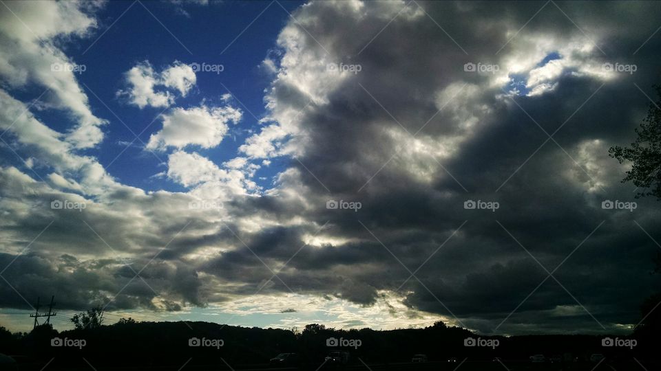 Sky's the limit!!!. I took this pic on Rt 80 east in north Jersey on 10/14/2015