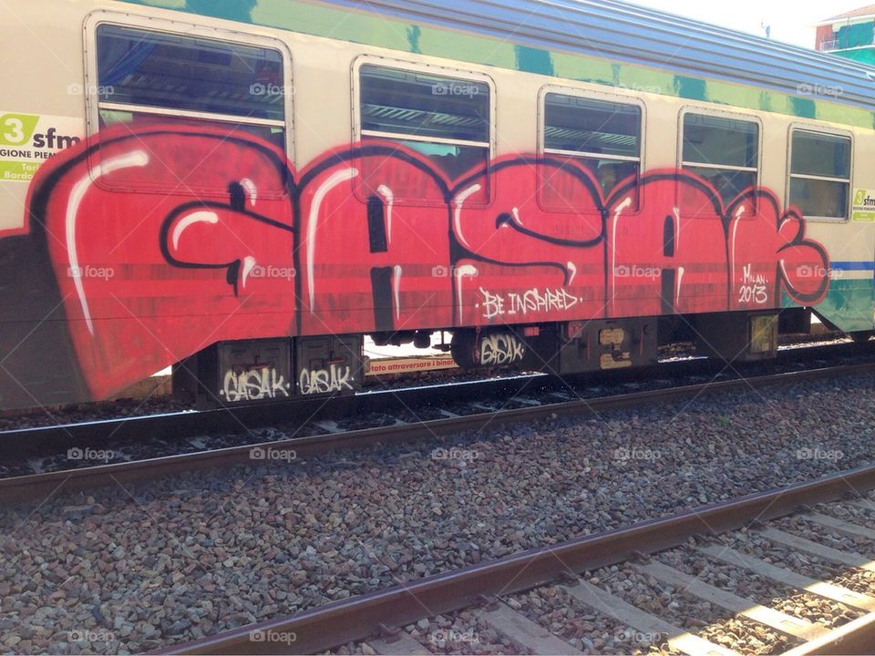 Graffiti on the Train 