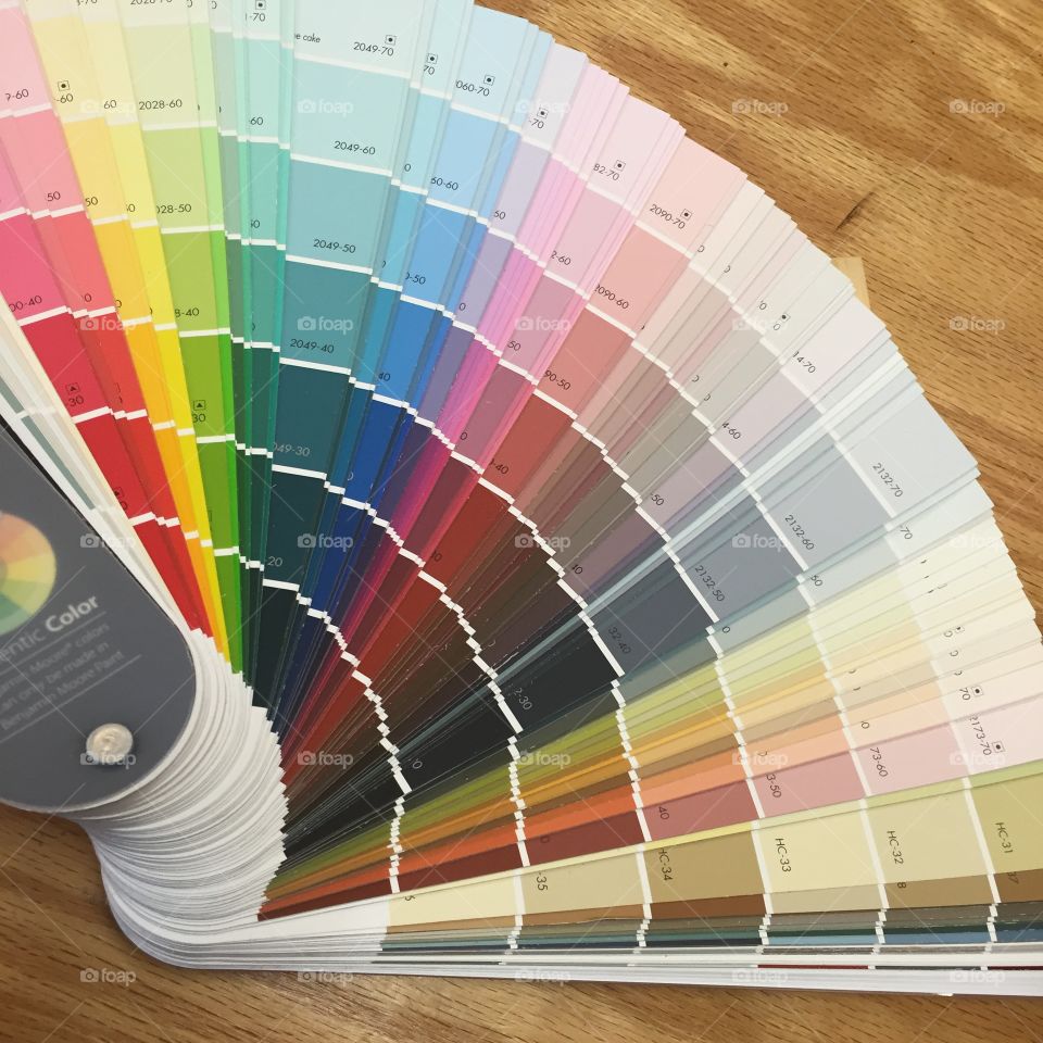 Paint swatches