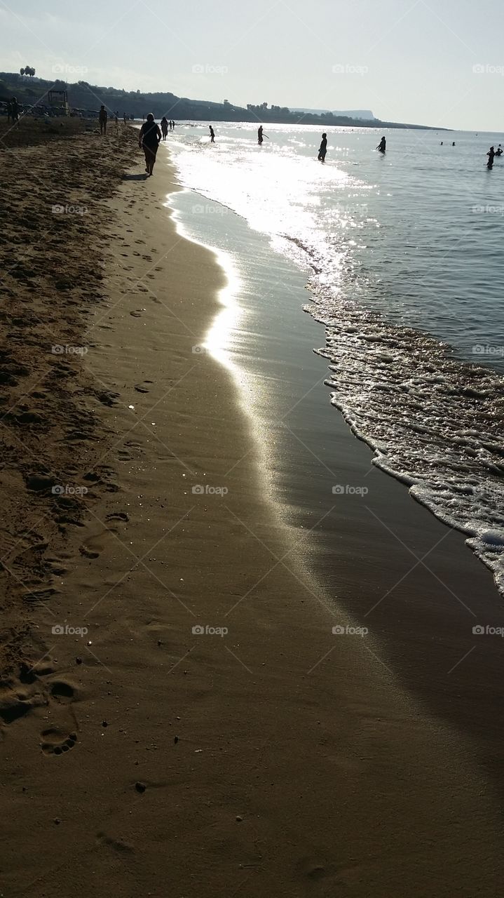 beach silhouette