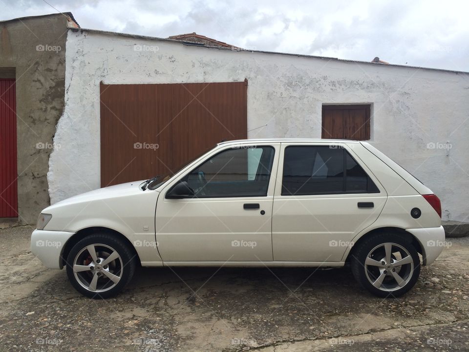 Car in Village