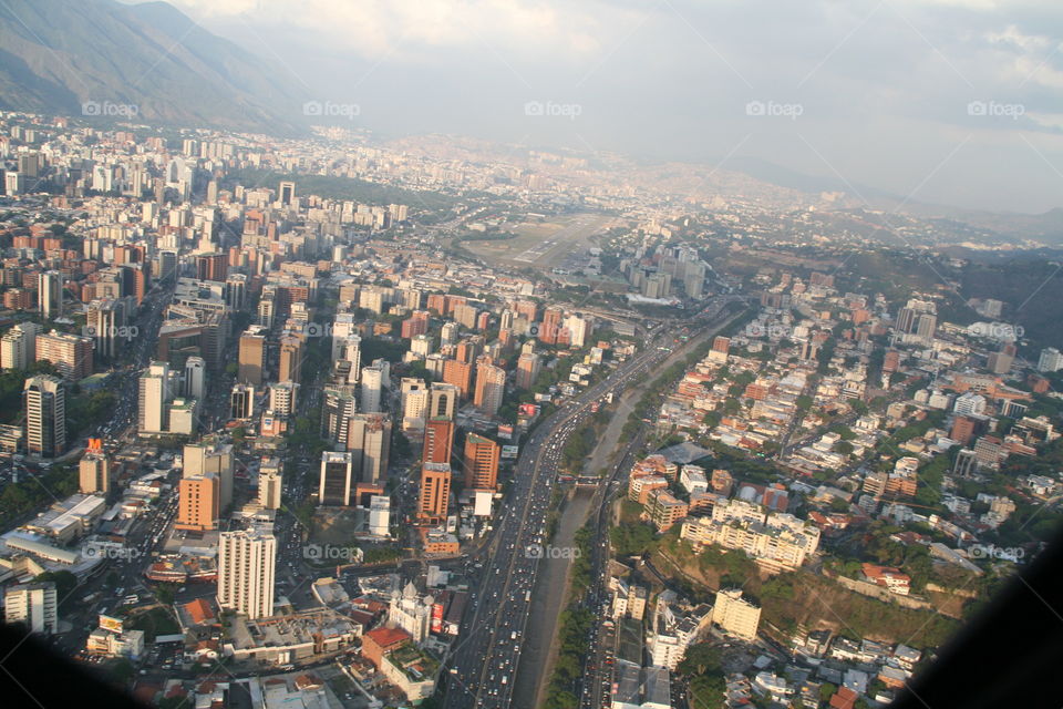 Aerial shot of Caracas 2007 acaele