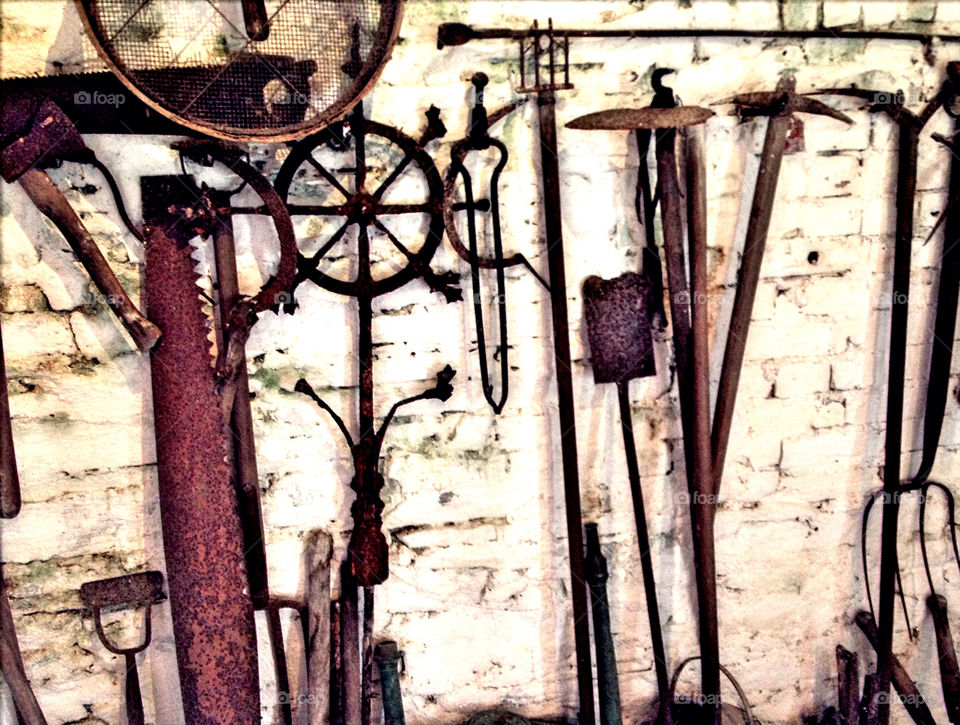 garden tools. I thought it was a grate photo to take. 