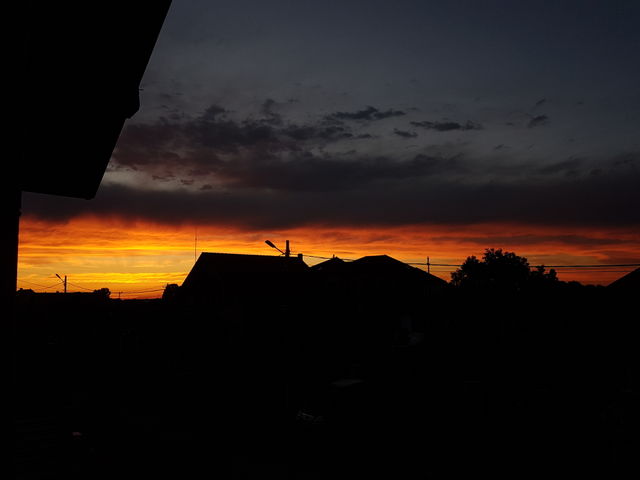 red sunset