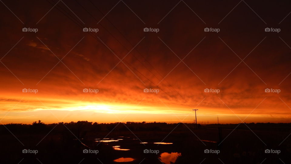 sunset after the storm