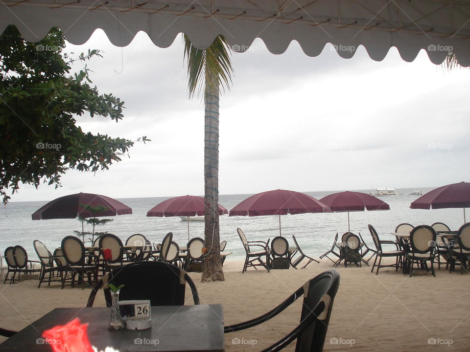 alona beach panglao bohol. we went here early morning so we could enjoy the beach by ourselves