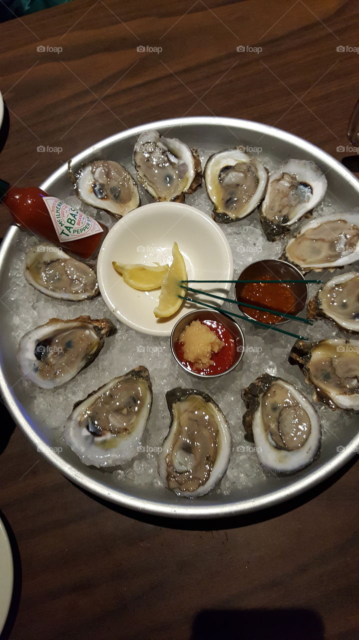 Oysters on the Half Shell
