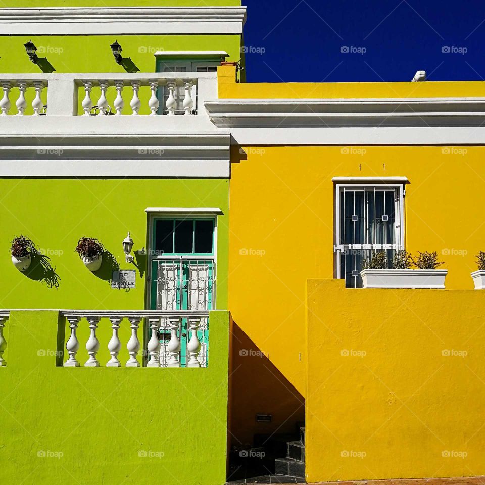 colored wall of capetown