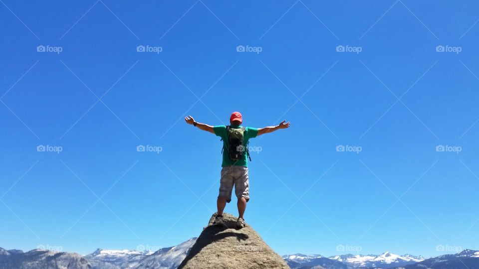 Sky, One, Snow, Mountain, Climb