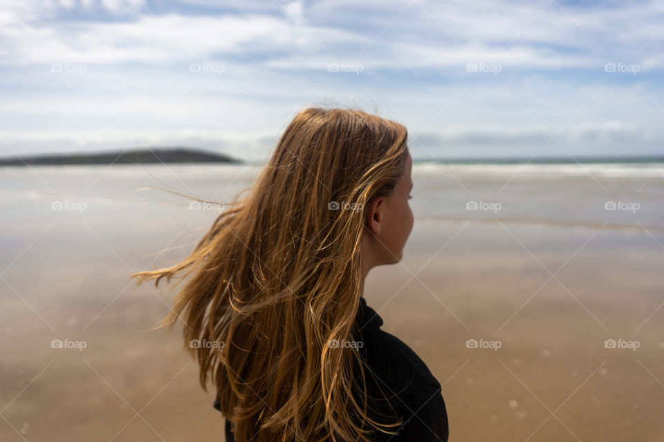 girl at the beach