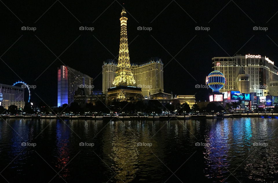 Calm night in Vegas