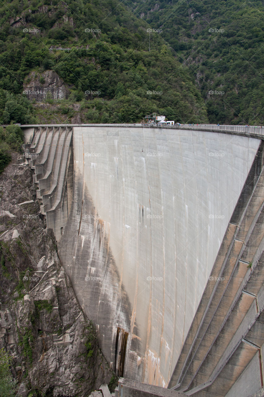 Verzasca dam in Switzerland 