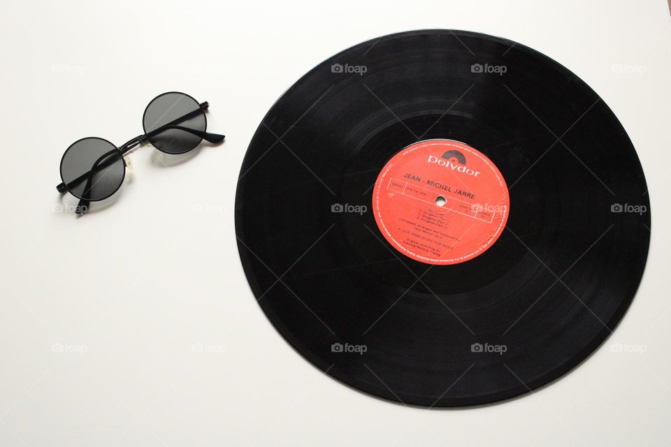 Old gramophone record