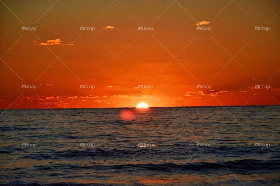 The sea in the winter