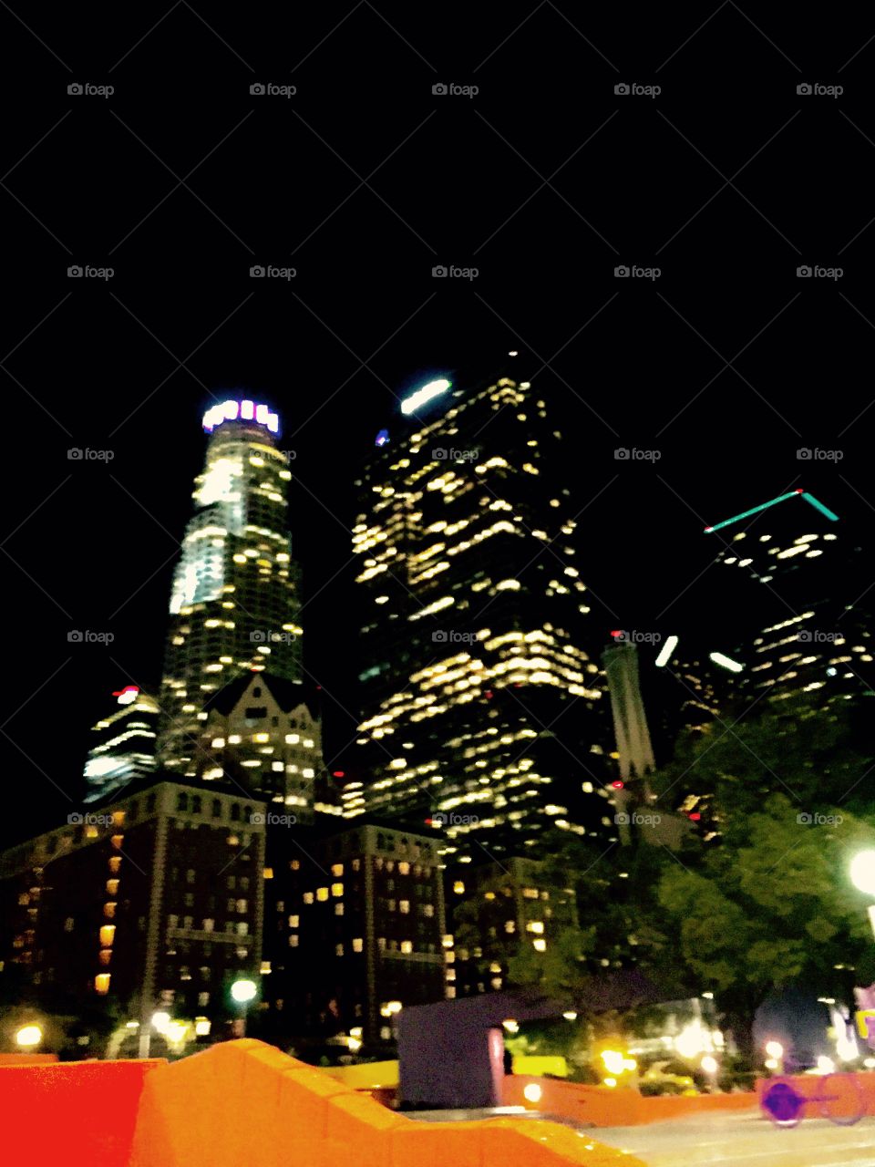 Taking a night walk around my neighborhood