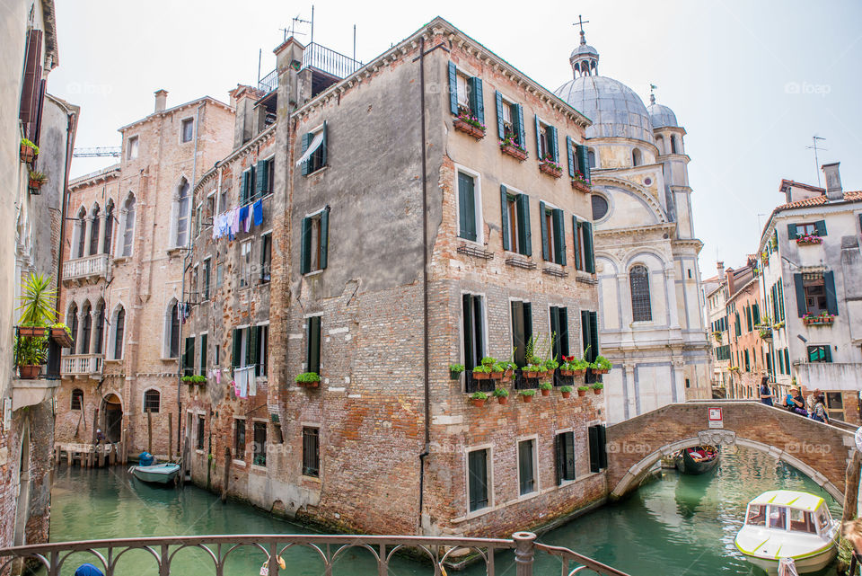 Canal, Venetian, Architecture, Travel, Gondola
