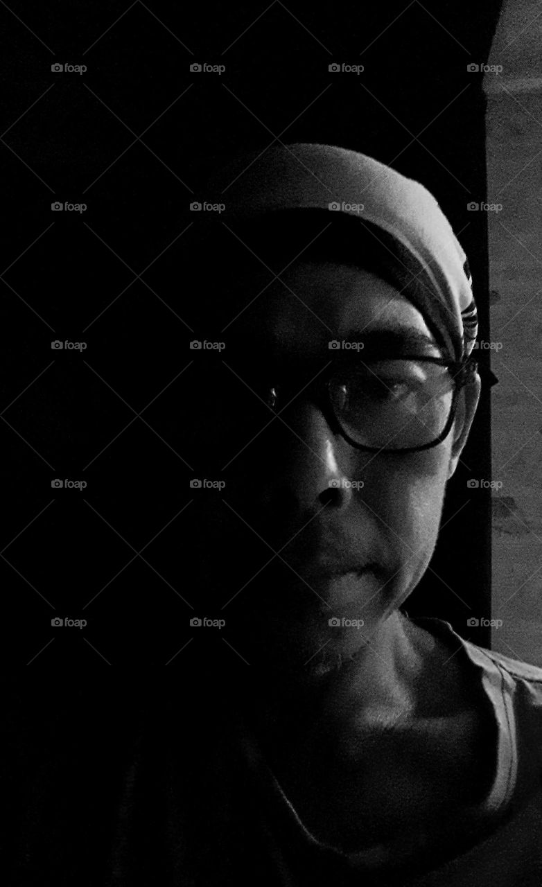 portrait black and white