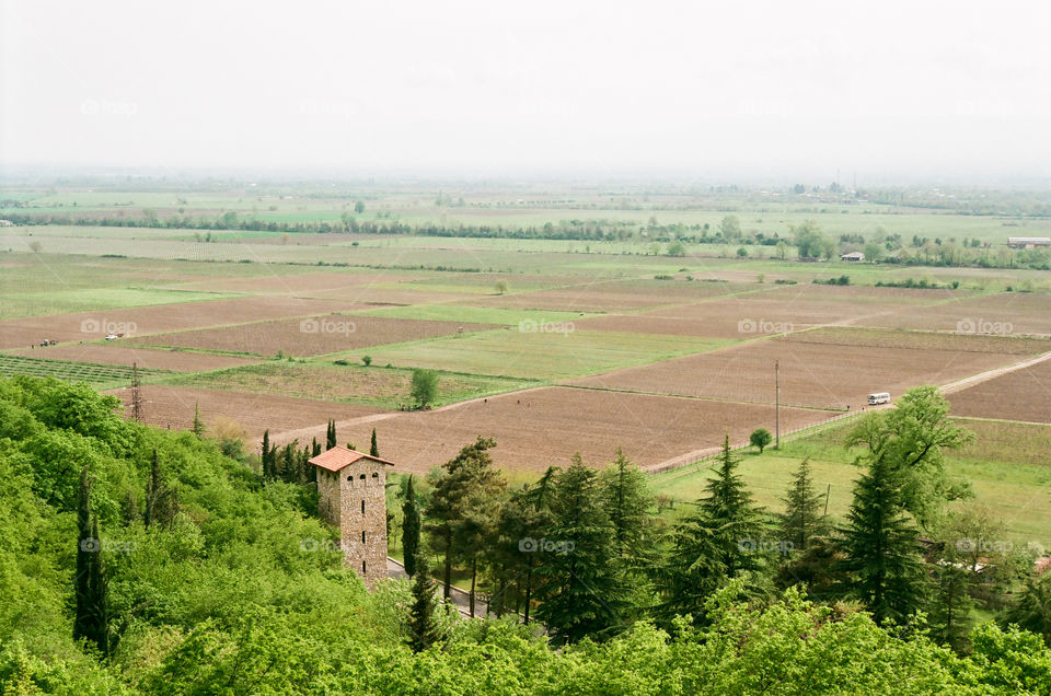 A view of the Alazani valley