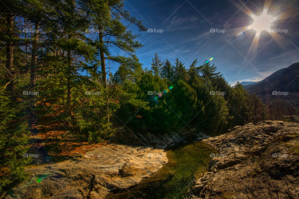 sky nature blue mountain by mhorvath