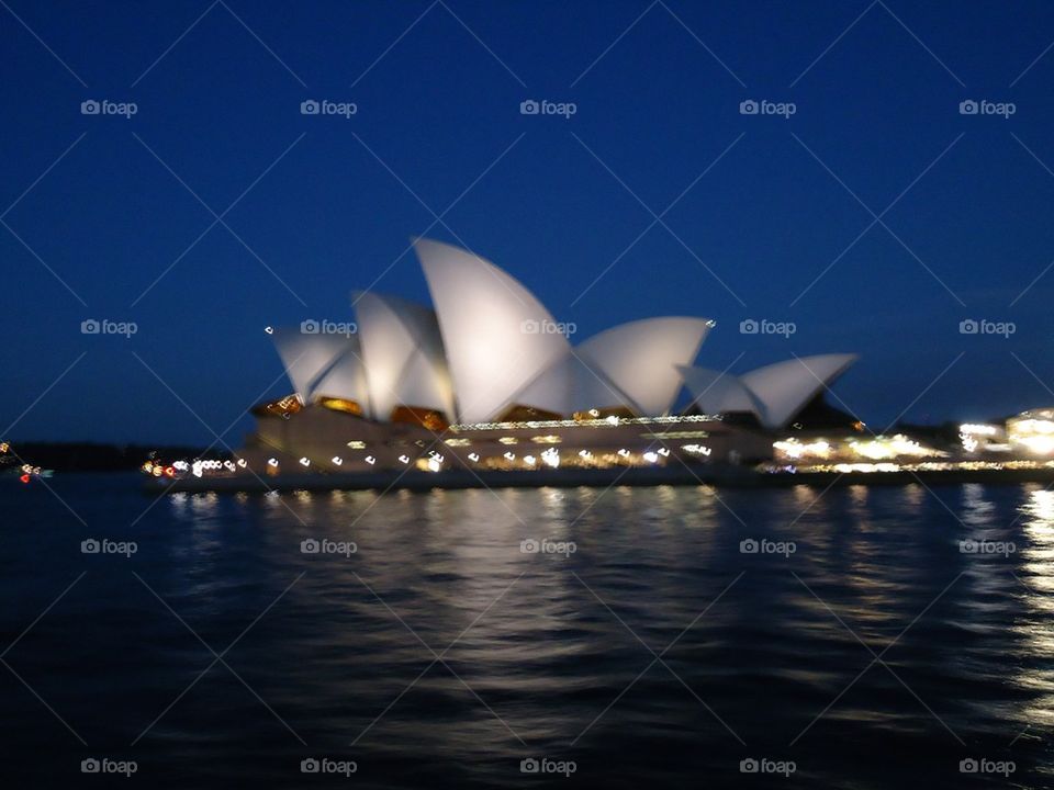 Sydney Opera House Night View