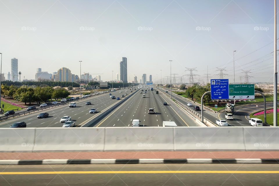 Traffic in Dubai